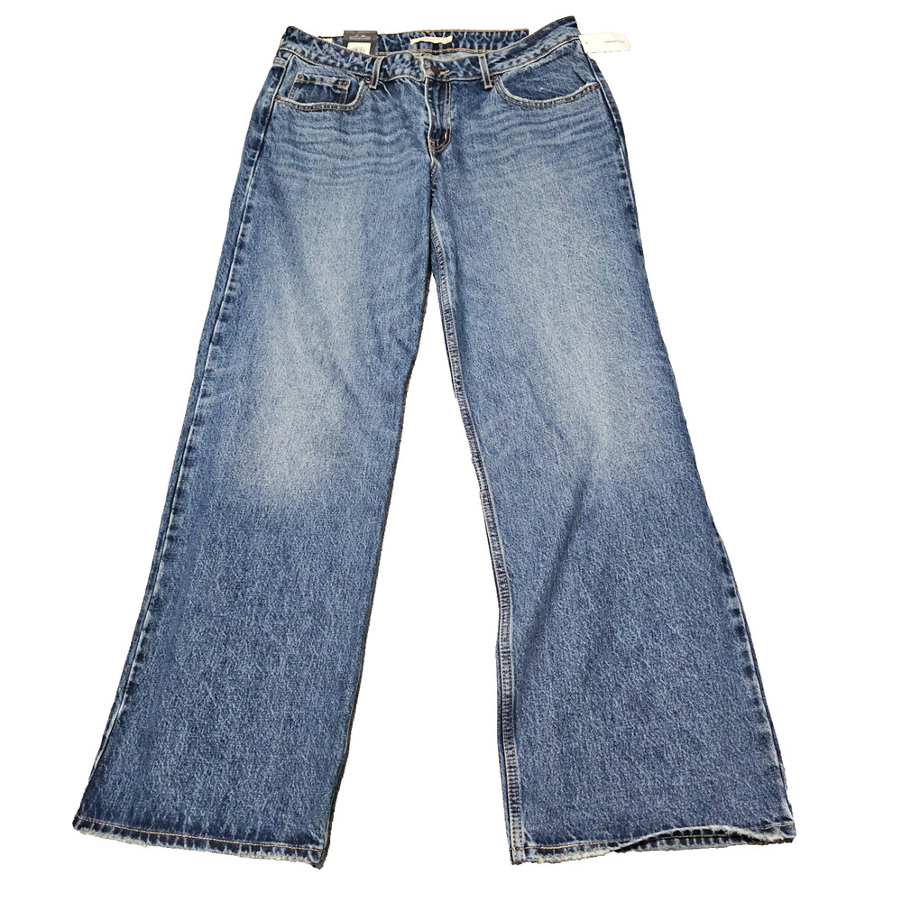 Levi's Premium Low Loose Jeans Women's Sz 32x32 Vintage DE Straight Leg Cotton